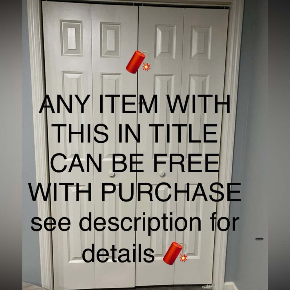 🧨 this emoji in title item can be free with a set $💵amount purchase!!!!